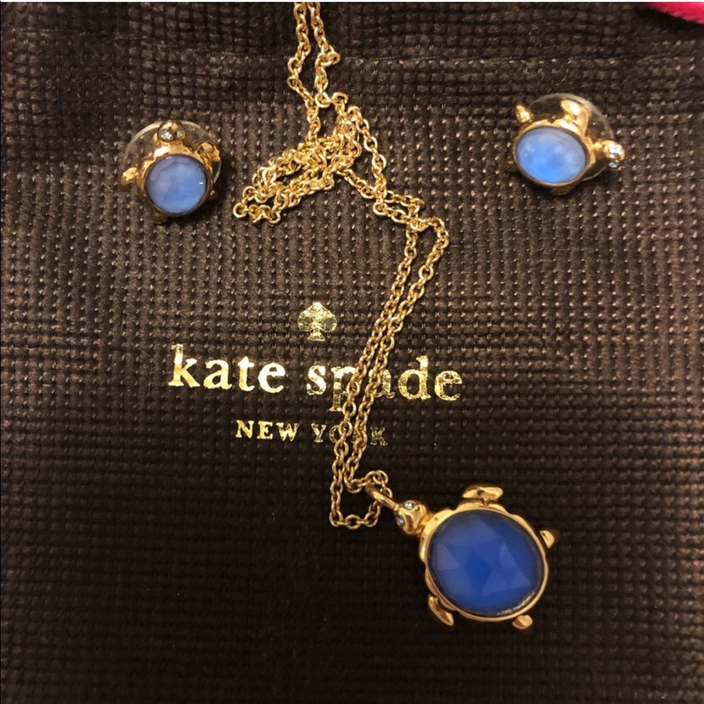 Kate spade turtle earrings. Reserved